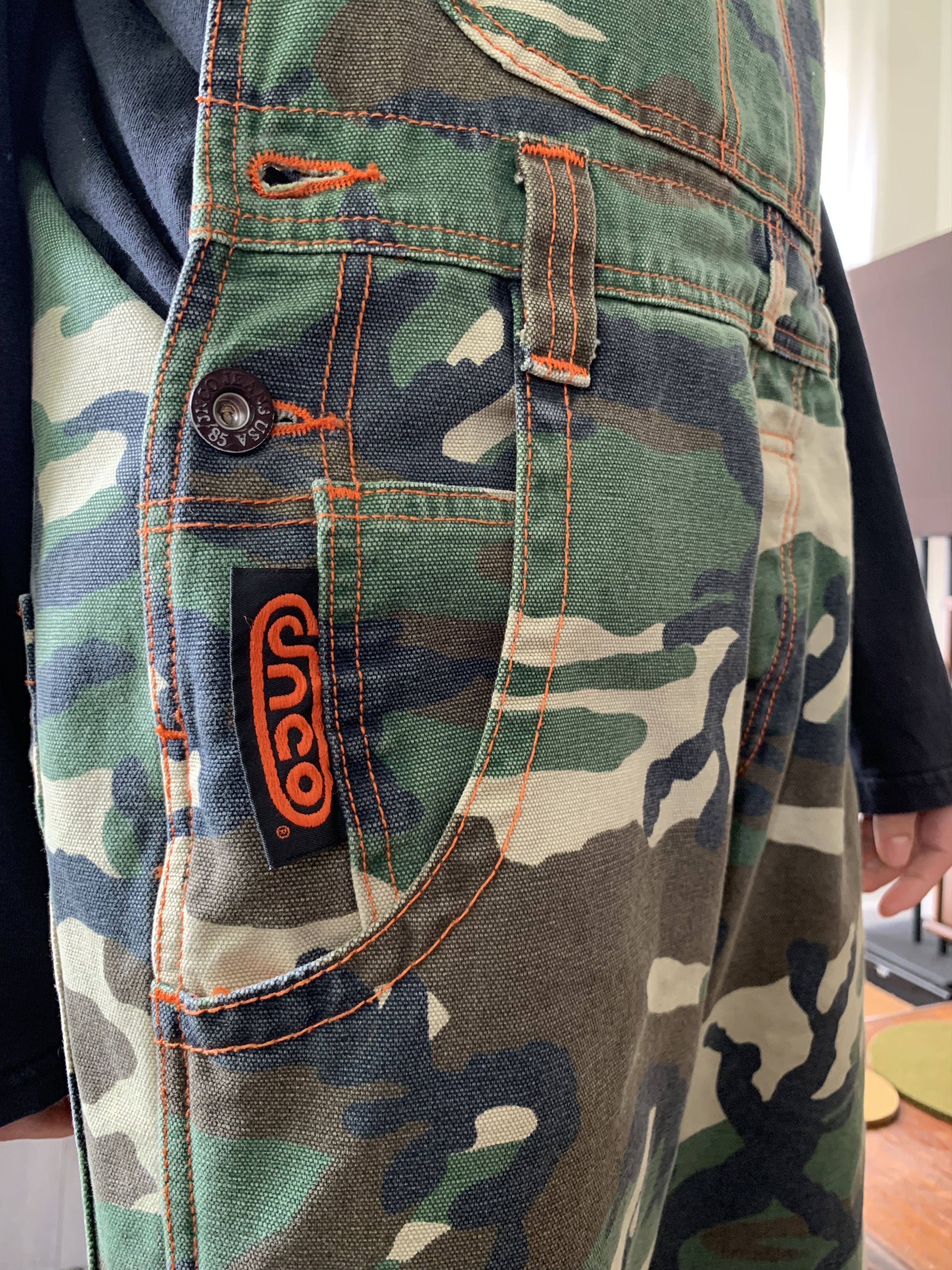 JNCO HandyMan Overall. Vintage Camouflage Size US 36 / EU 52 - 3 Thumbnail