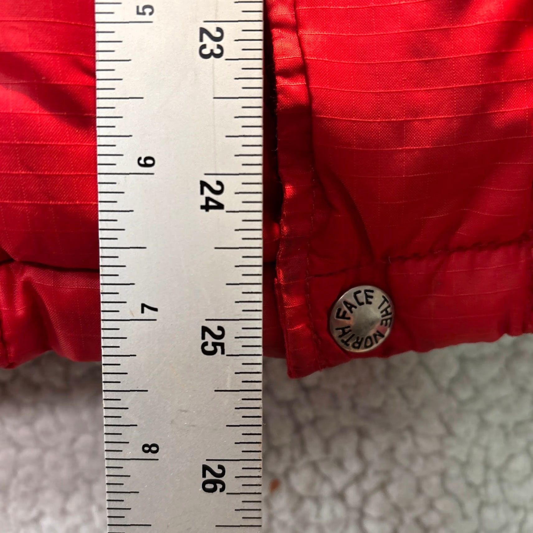 The North Face VINTAGE The North Face Vest Mens Small Red Puffer Goose Down Brown Label 70s Size US S / EU 44-46 / 1 - 6 Thumbnail