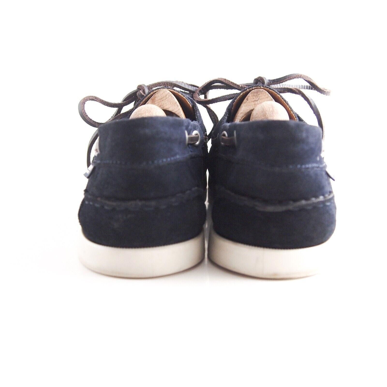 Designer Hackett London Boat Shoes Black Suede Mens EU 41 US 8 Size US 8 / EU 41 - 7 Thumbnail