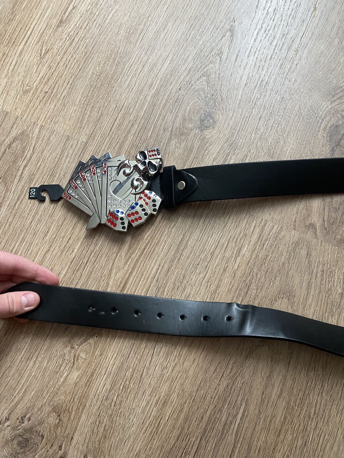Vintage Vintage Y2K Cards amazing knife big buckle belt Size ONE SIZE - 4 Thumbnail