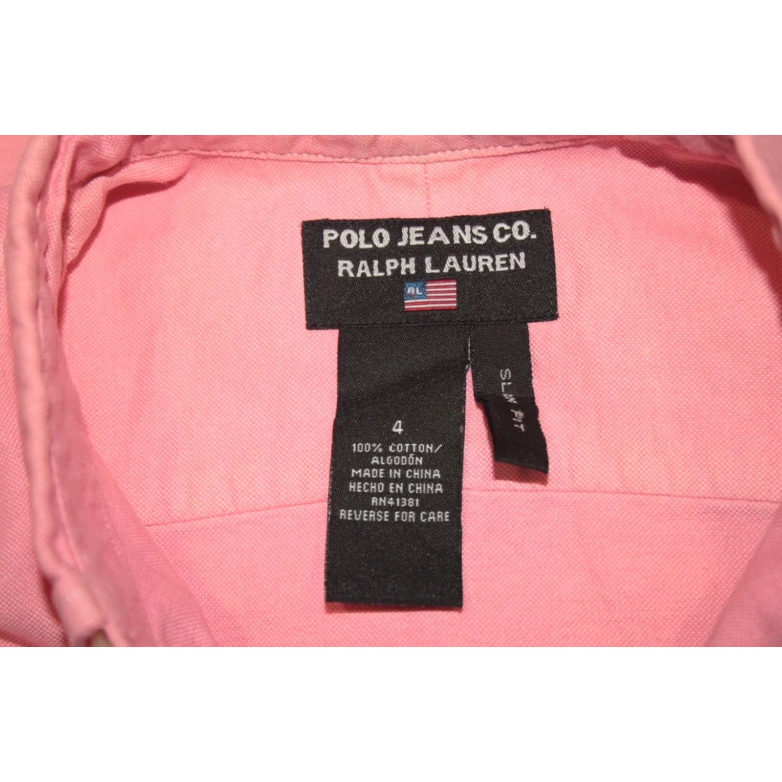 Ralph Lauren Ralph Lauren Polo Jeans Ralph Lauren Shirt Womens Size 4 Red Long Sleeve Blouse Slim Fit Shirt Size S / US 4 / IT 40 - 5 Thumbnail