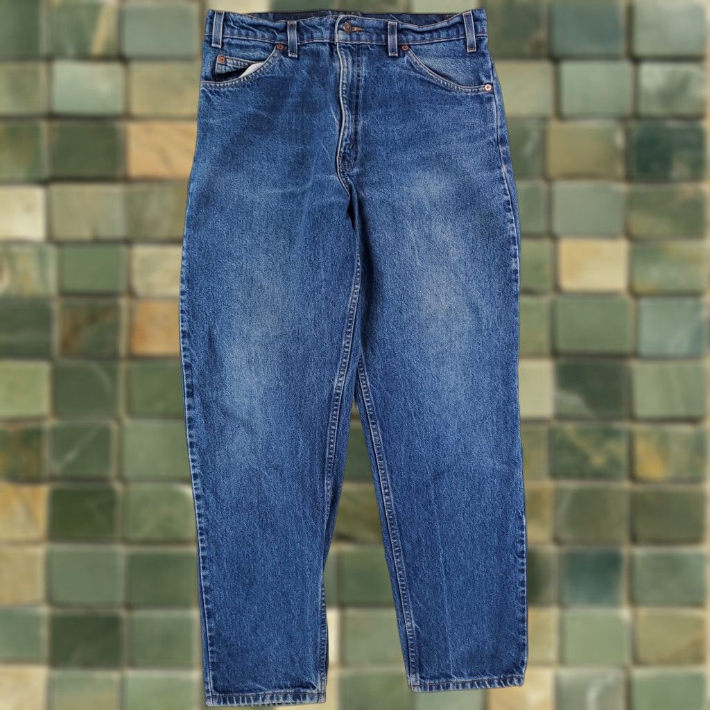 Levi's Levi's 550 VTG 90s Jeans Blue Zip Fly Orange Tab Mens 34 x 30 34 x 29 Actual Bags Jeans Mens Blue 90s VTG 550 Levis Size US 34 / EU 50 - 1 Thumbnail
