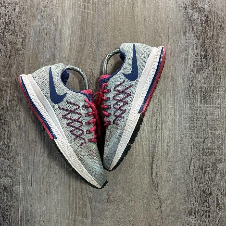 Nike NIKE • Zoom Pegasus 32 "Blue/Pink" (6.5M) Size US 6.5 / EU 39-40 - 8 Thumbnail