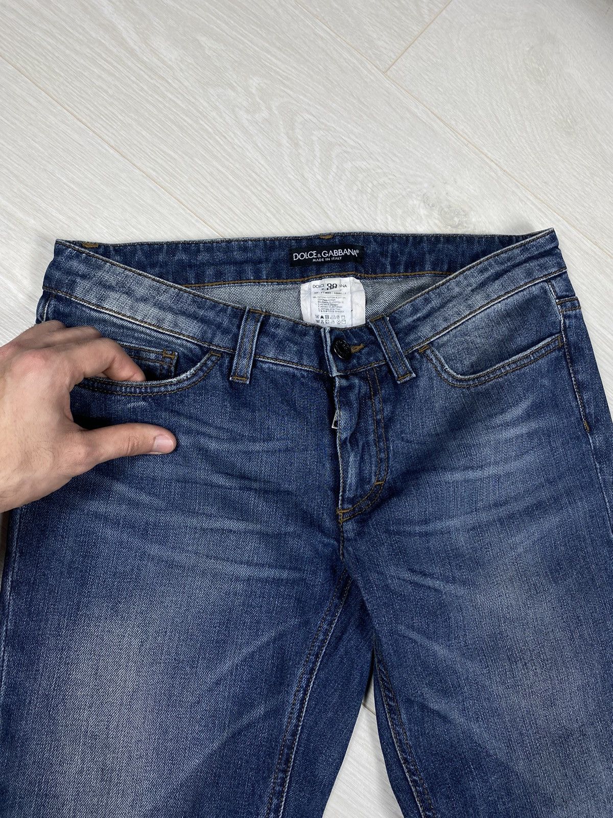 Dolce & Gabbana × Vintage Dolce Gabbana Jeans Pants Size 27" / US 4 / IT 40 - 6 Thumbnail