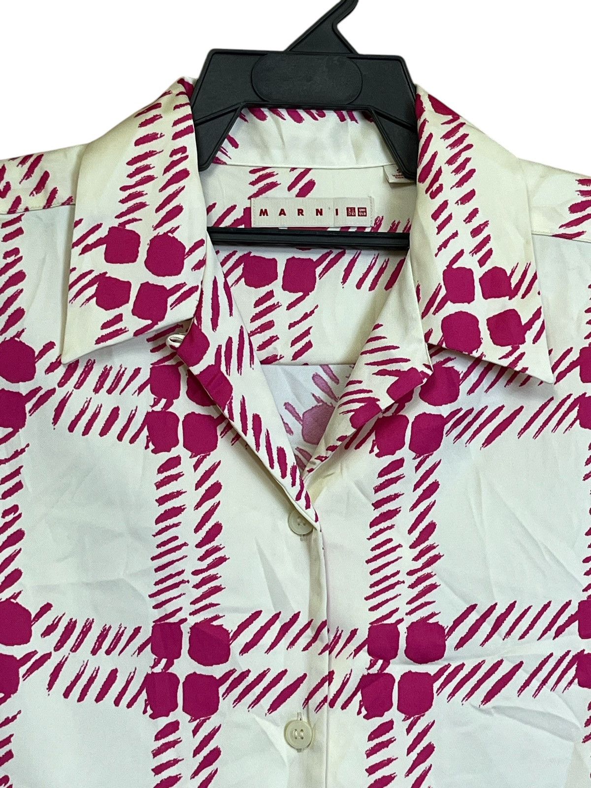 Marni × Uniqlo MARNI X UNIQLO CROPPED BUTTON UPS WOMEN SHIRT Size S / US 4 / IT 40 - 4 Thumbnail