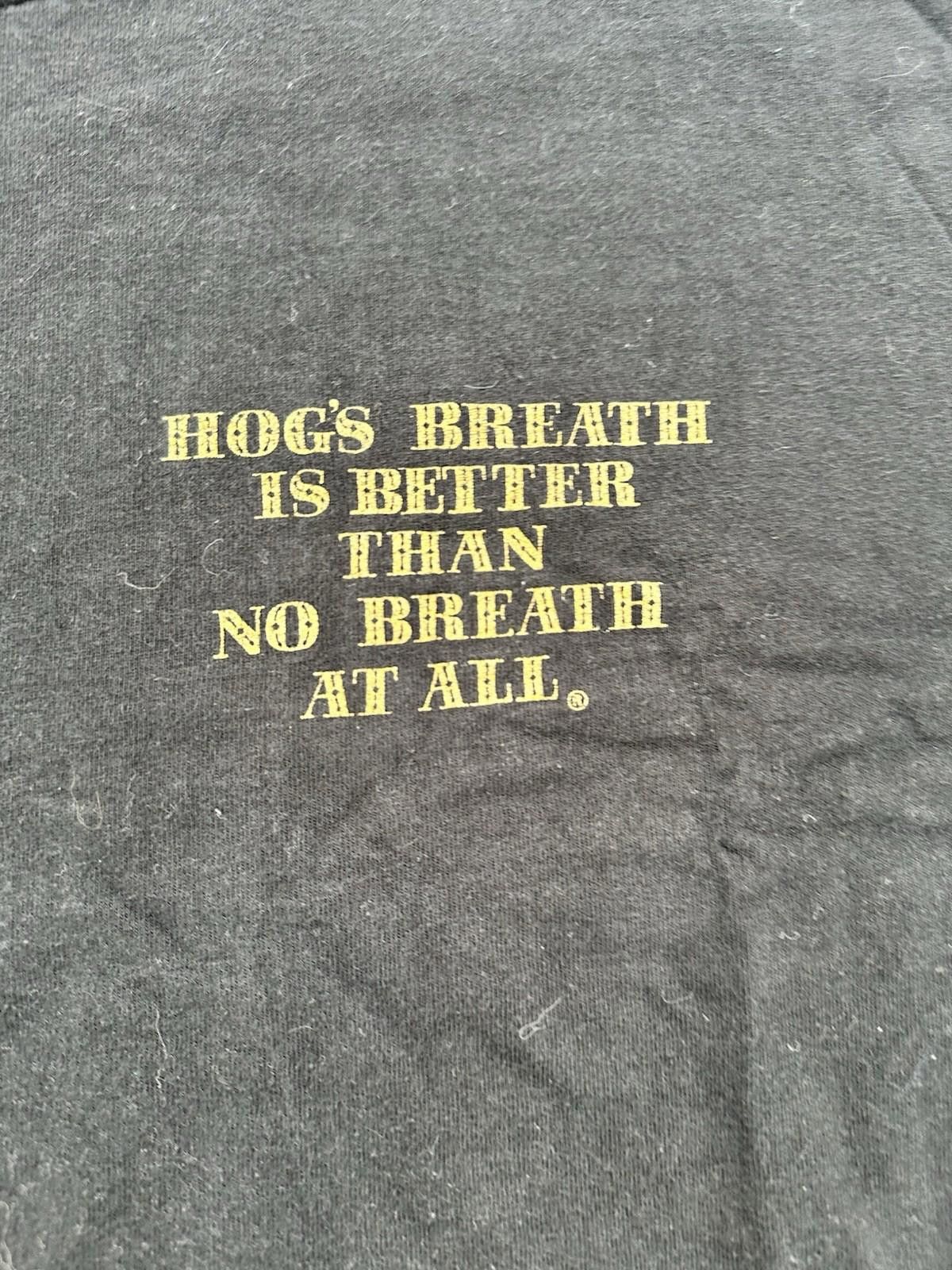 Fruit Of The Loom Vintage Y2K Hogs Breath Saloon Key West Florida Biker Graphi Size US XXL / EU 58 / 5 - 2 Thumbnail