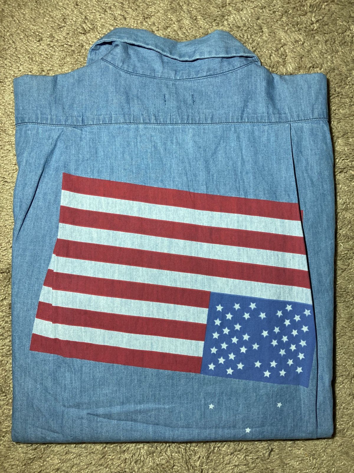 Willy Chavarria SS19 Willy Chavarria Falling America Jail Shirt Prison Stars Size US S / EU 44-46 / 1 - 1 Thumbnail