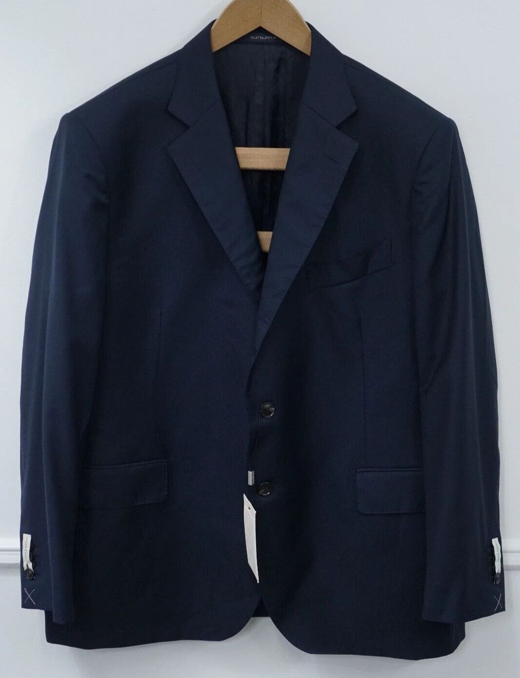 Suitsupply Men Suitsupply Blazer Lazio Pure Wool S110 Navy 29 UK/US48S Size 48S - 1 Thumbnail