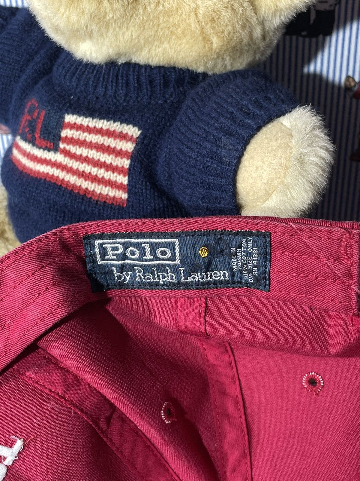 Polo Ralph Lauren × RRL Ralph Lauren × Ralph Lauren Cap Polo Sport Spell Out OG Vintage 1992 Size ONE SIZE - 7 Thumbnail