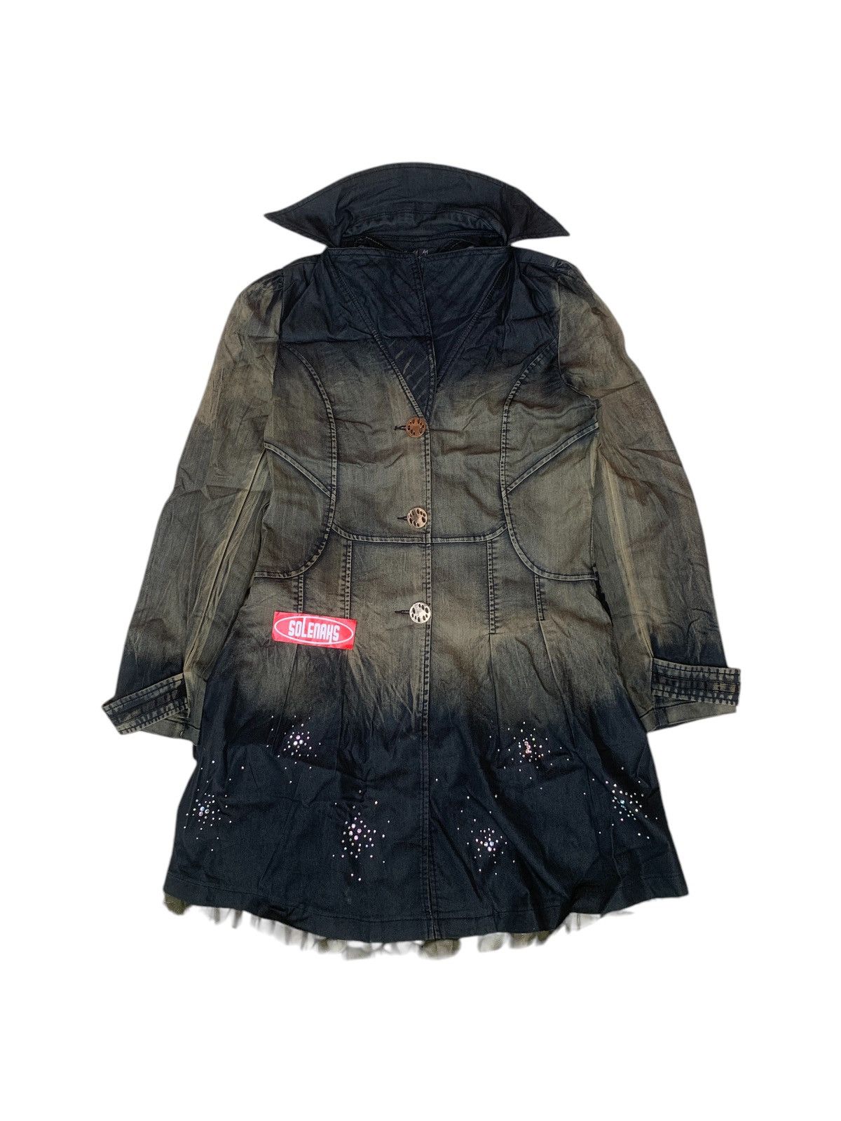 If Six Was Nine × Japanese Brand × Vintage Vtg midi dress punk style y2k Size S / US 4 / IT 40 - 2 Thumbnail