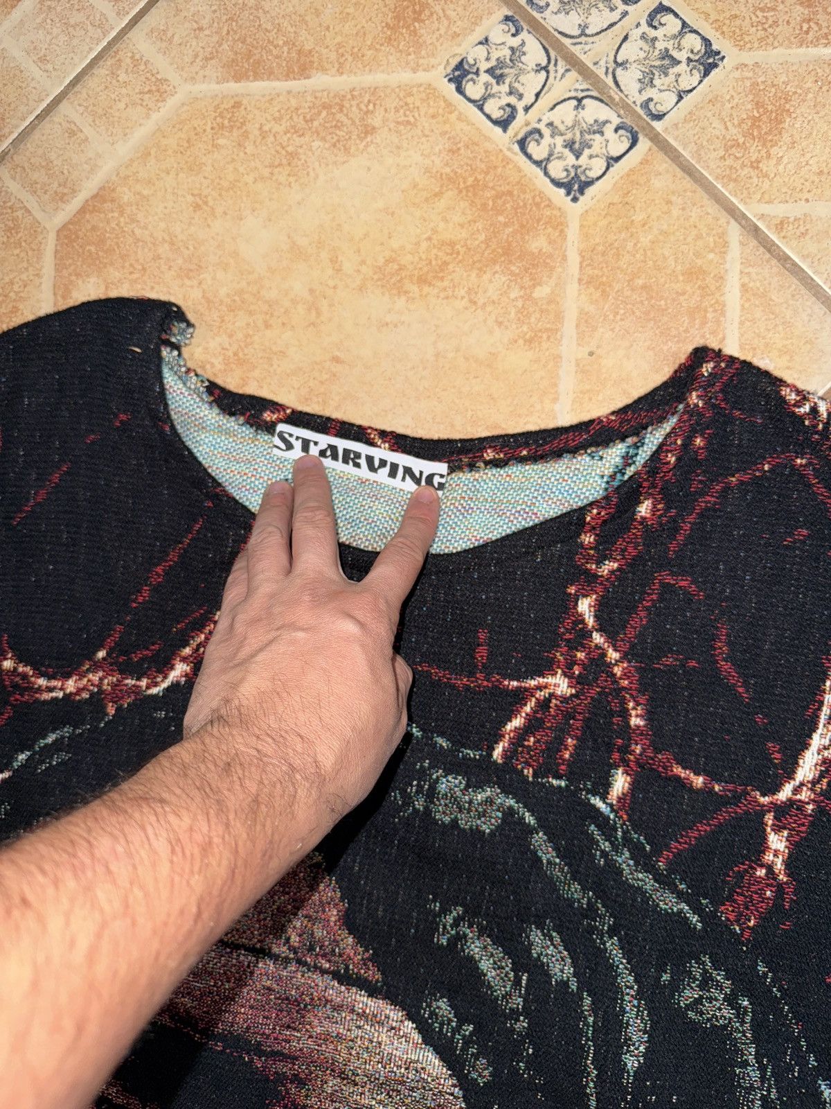 Other Streetwear Starving Young Thug SLATT Tapestry crewneck Size US L / EU 52-54 / 3 - 3 Thumbnail