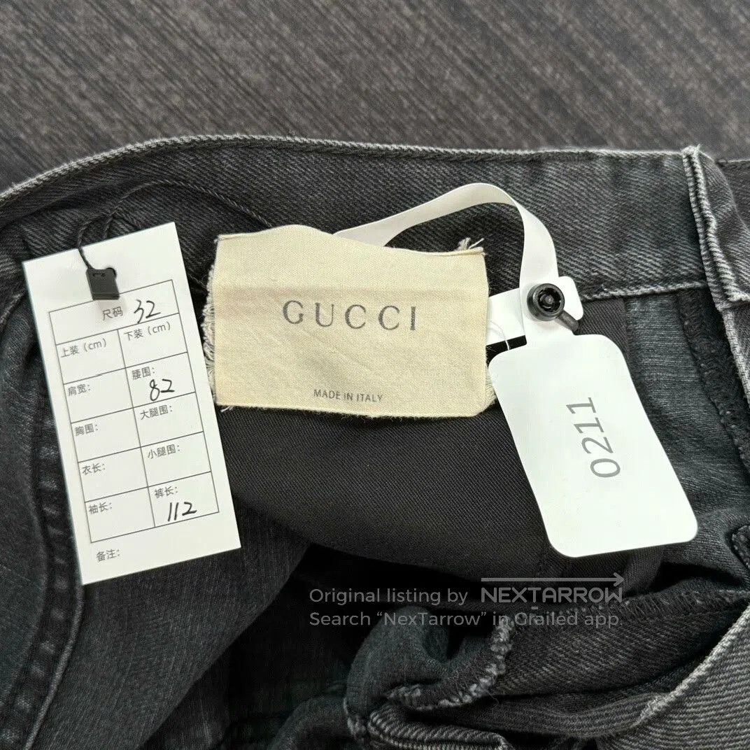 Gucci Gucci Logo Denim Pants Size 32. Size US 32 / EU 48 - 3 Thumbnail