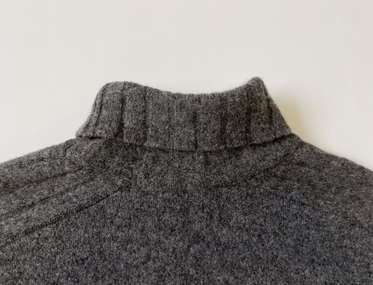Dries Van Noten Boxy Fit Felted Gray Wool Sweater Size US M / EU 48-50 / 2 - 11 Thumbnail
