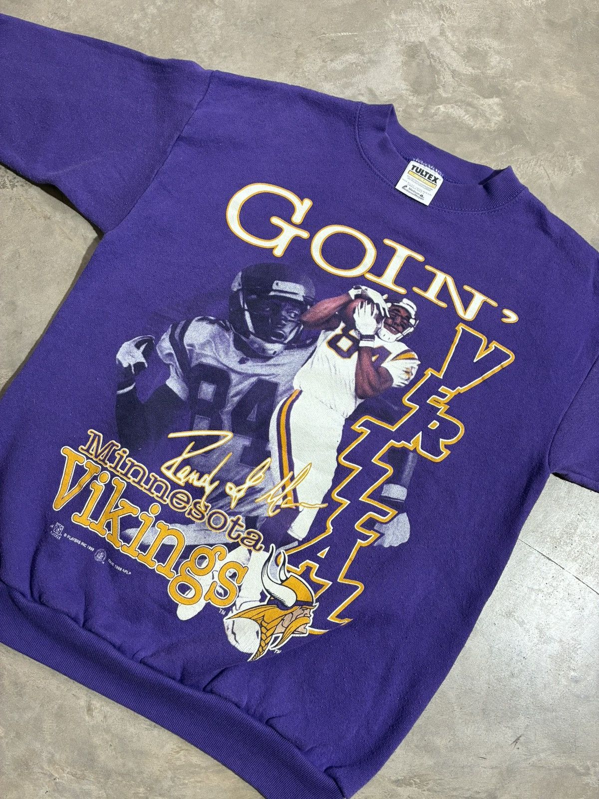 Tultex Tultex Minnesota Vikings Randy Moss Crewneck Sweatshirt 90s Size US M / EU 48-50 / 2 - 3 Thumbnail