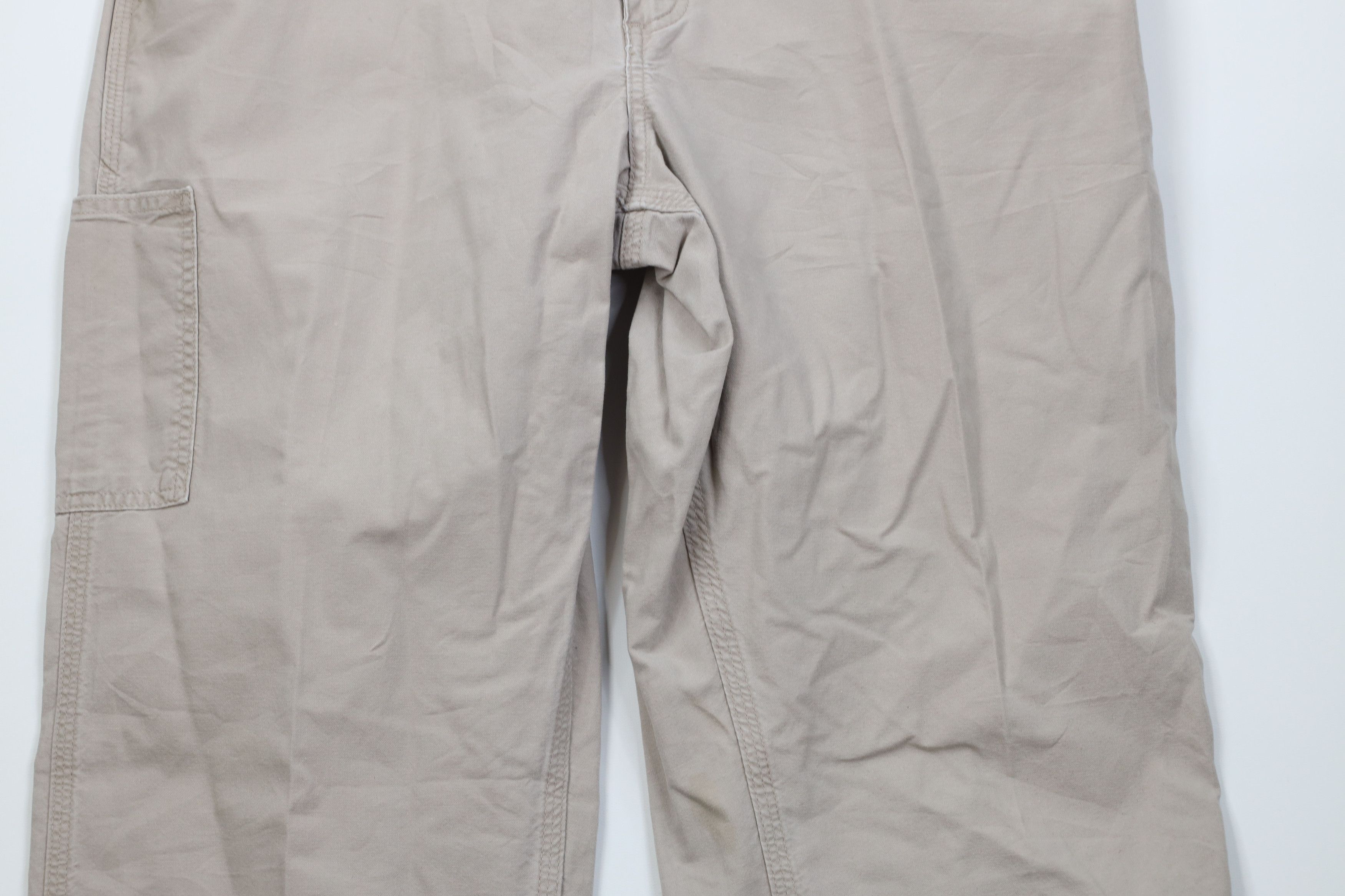Carhartt Vintage Y2K Carhartt Wide Leg Dungaree Pants Tan Khaki Size US 38 / EU 54 - 3 Thumbnail
