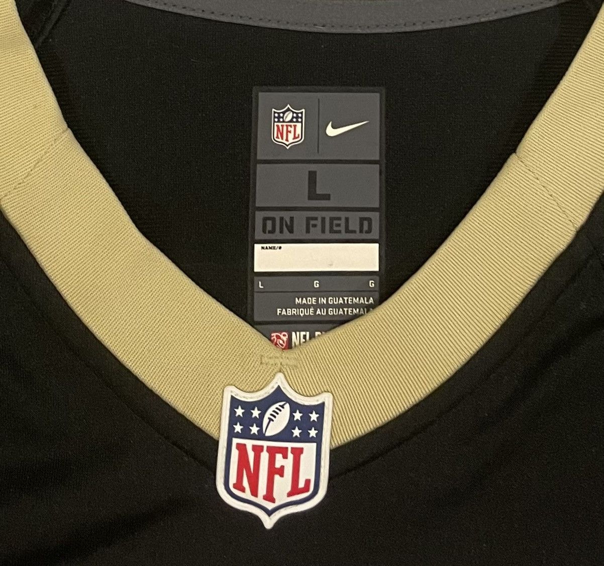 Nike Nike Saints Alvin Kamara #41 NFL Jersey Gold Mens Size Large Size US L / EU 52-54 / 3 - 2 Thumbnail