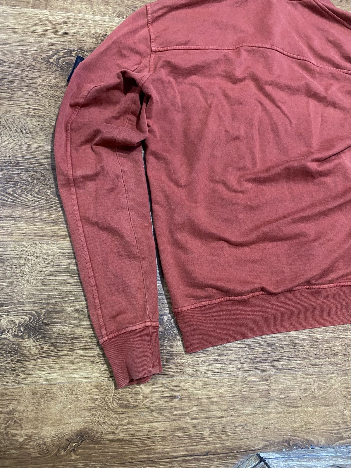 Massimo Osti Stone Island luxury rare vintage 2000 orange Hoodie Button Size US M / EU 48-50 / 2 - 9 Thumbnail