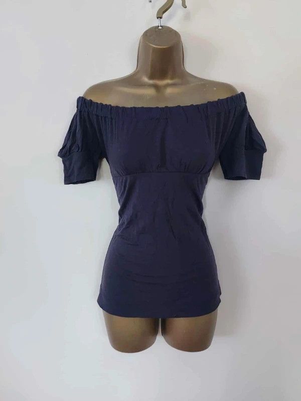 Miss Sixty Vintage off the shoulder top Size L / US 10 / IT 46 - 7 Thumbnail