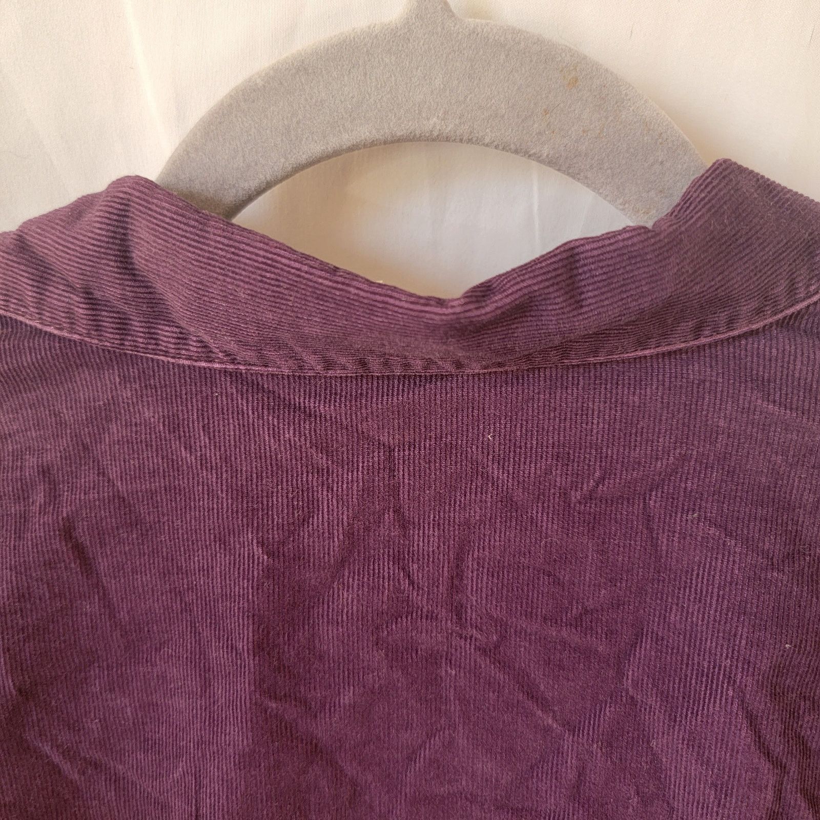 St. Johns Bay St Johns Bay Purple Corduroy Button Down Top Size XL Size XL / US 12-14 / IT 48-50 - 10 Thumbnail