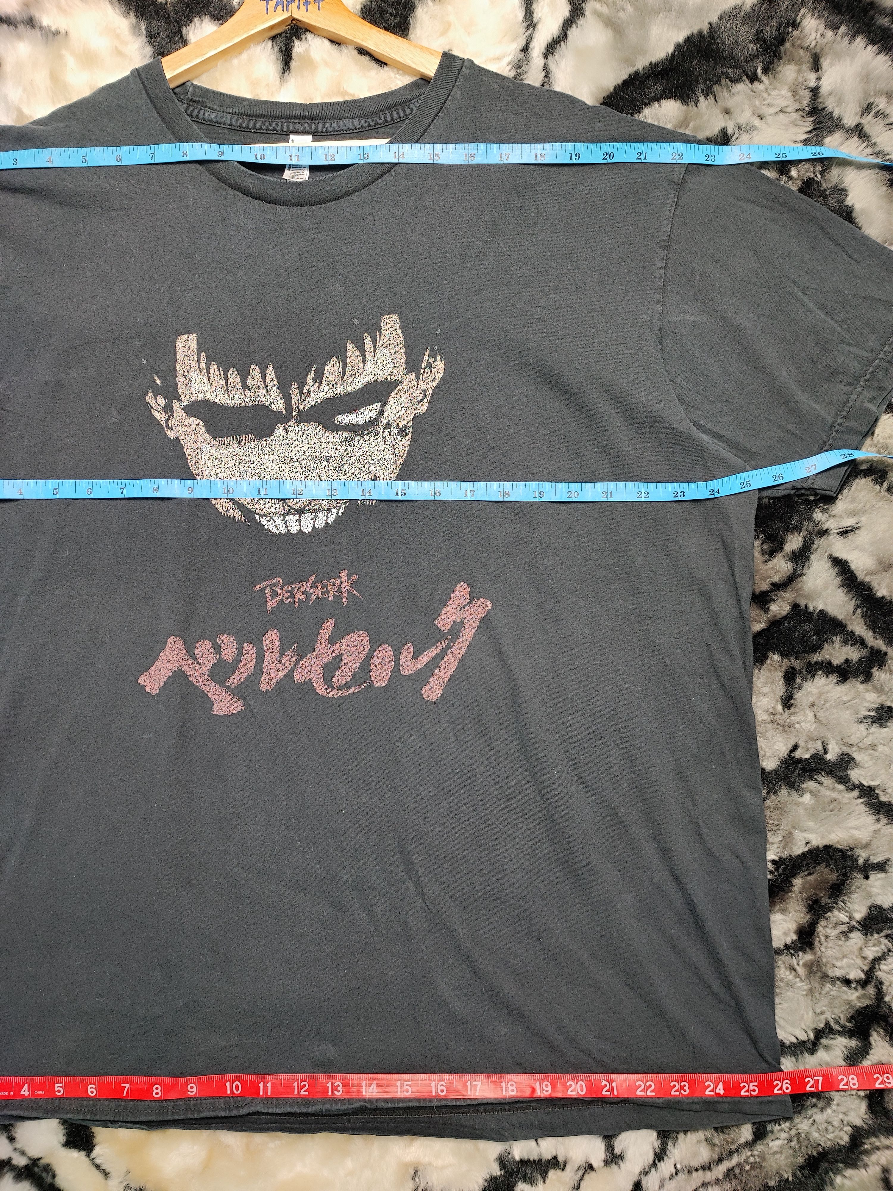 Anime Berserk Anime Skull Knight Tee Size US XXL / EU 58 / 5 - 14 Thumbnail