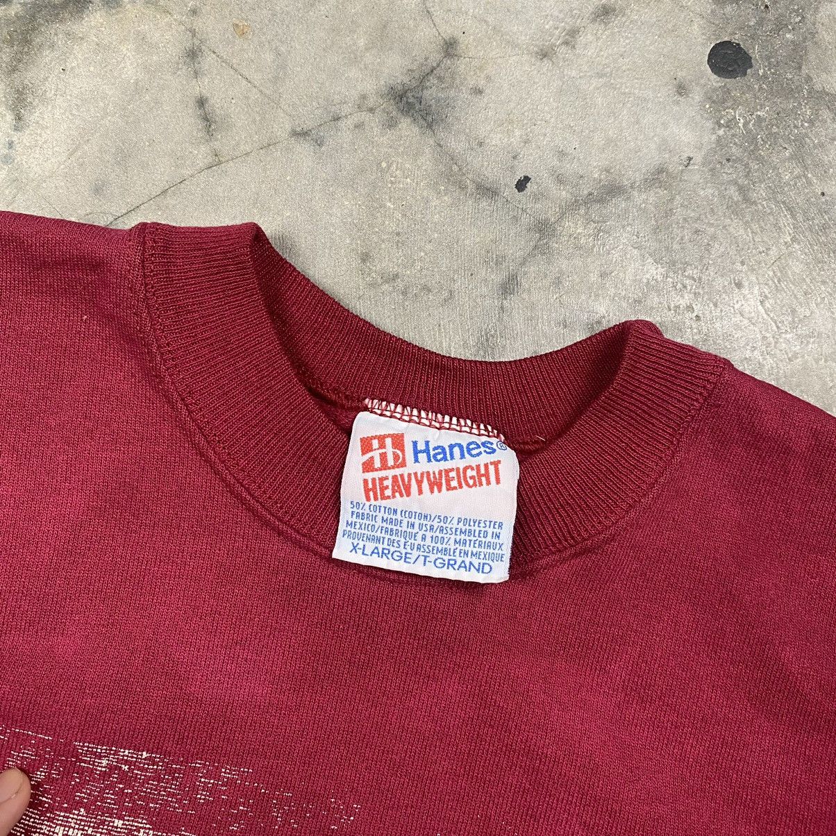 Hanes × Vintage y2k California Tradition Sunfaded Crewneck Size US XL / EU 56 / 4 - 7 Thumbnail