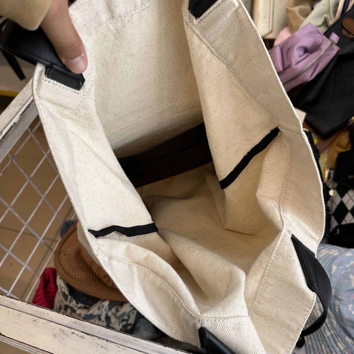 Jil Sander JIL SANDER LARGE TOTE BAG Size ONE SIZE - 3 Thumbnail
