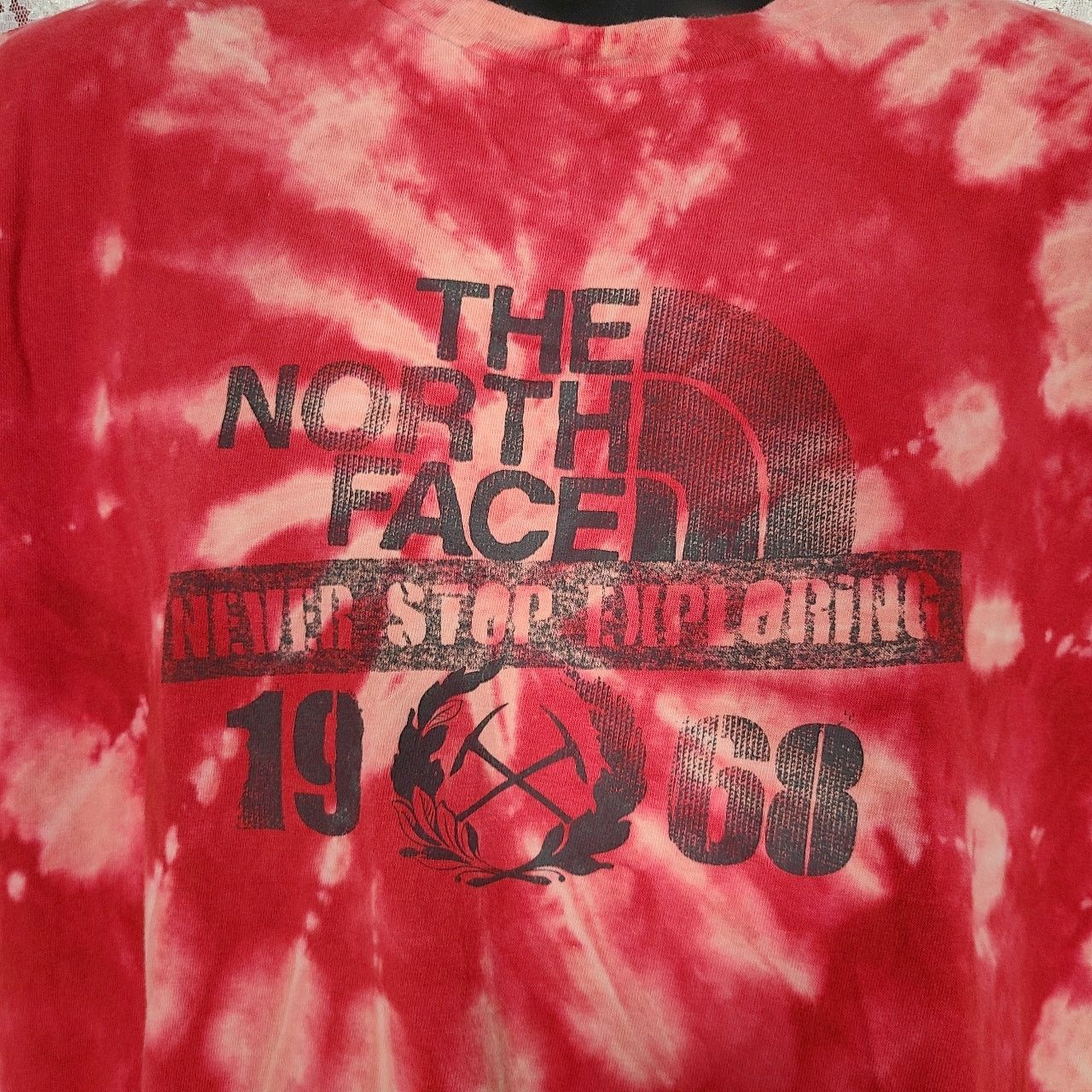 The North Face The North Face Red tie dye never stop exploring tee large Size US L / EU 52-54 / 3 - 4 Thumbnail