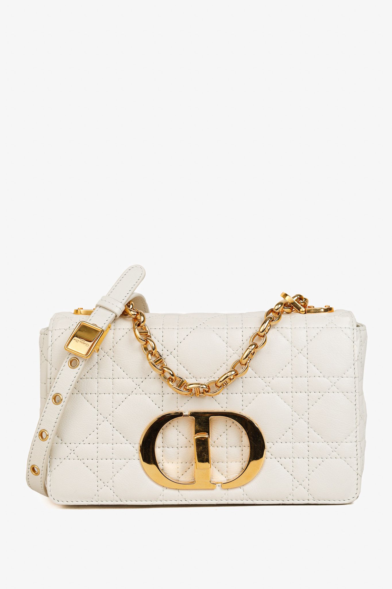 Dior Christian Dior Small Dior Caro Cannage Calfskin Crossbody Size ONE SIZE - 1 Thumbnail