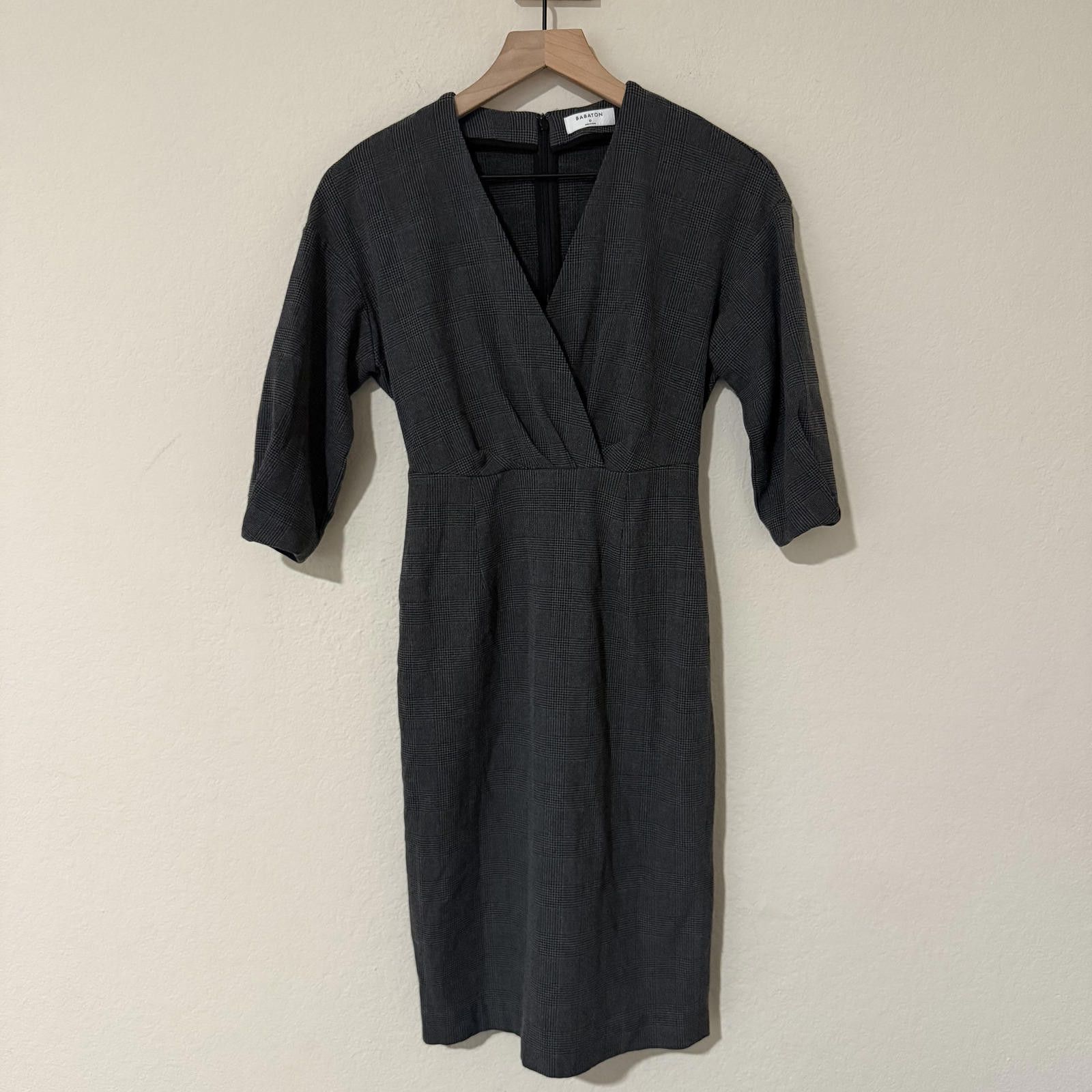 Other Babaton Dress Women's O Grey Half Sleeve Size M / US 6-8 / IT 42-44 - 1 Thumbnail