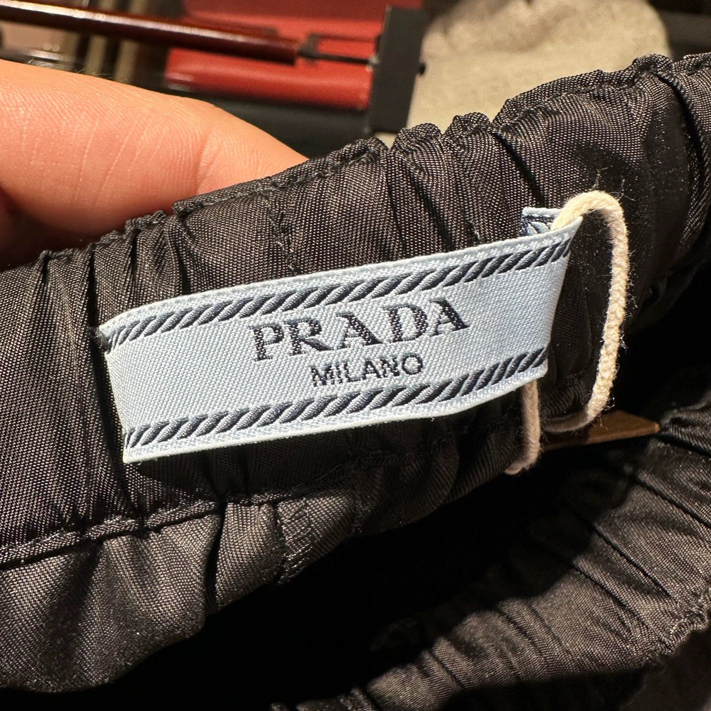 Prada Prada apr127 tri logo drawstring short 38 rec nylon Size 26" / US 2 / IT 38 - 3 Thumbnail