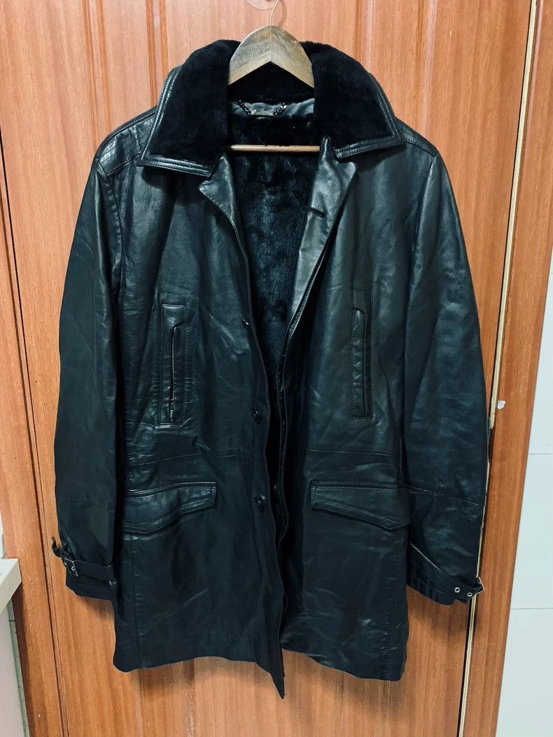 Versace Versace soft sheepskin full cashmere detachable coat Size US L / EU 52-54 / 3 - 1 Thumbnail