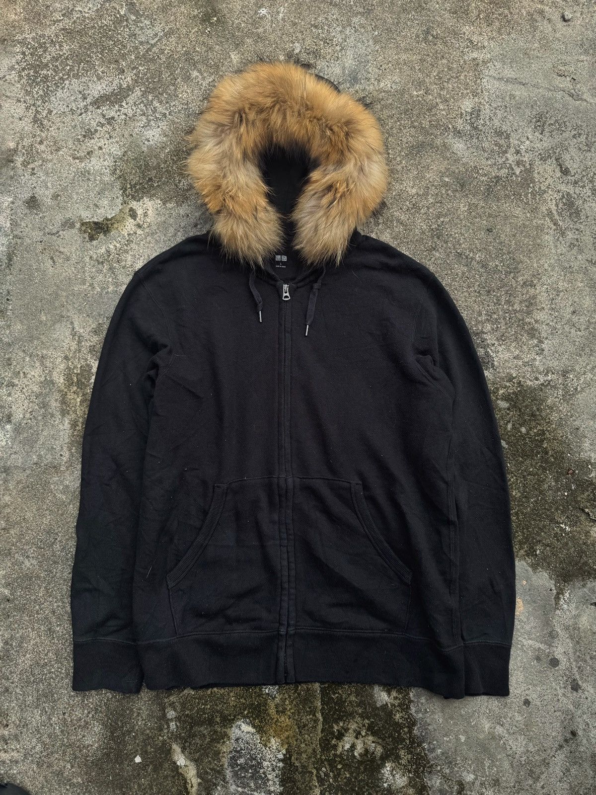 If Six Was Nine × Japanese Brand × Le Grande Bleu (L.G.B.) Furhoodie Black Uniqlo style ifsix lgb goa Size US L / EU 52-54 / 3 - 2 Thumbnail