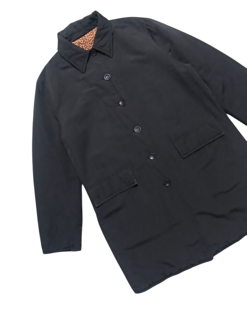 Bottega Veneta Vintage Bottega Veneta Rivesible TrenchCoat Leapord / Black Size US M / EU 48-50 / 2 - 10 Thumbnail