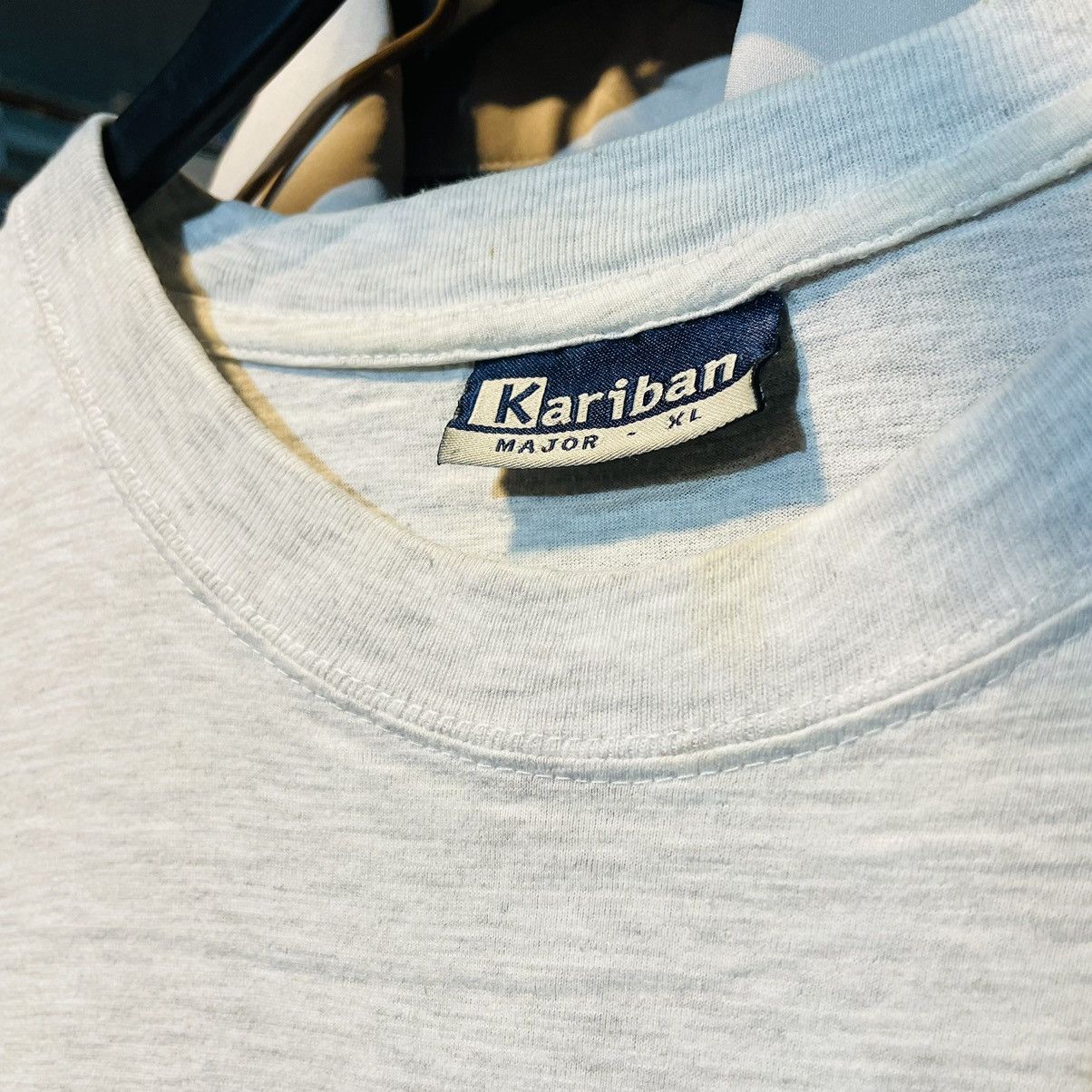 Vintage Vintage Kariban Solid Cotton Tee Size US XL / EU 56 / 4 - 4 Thumbnail