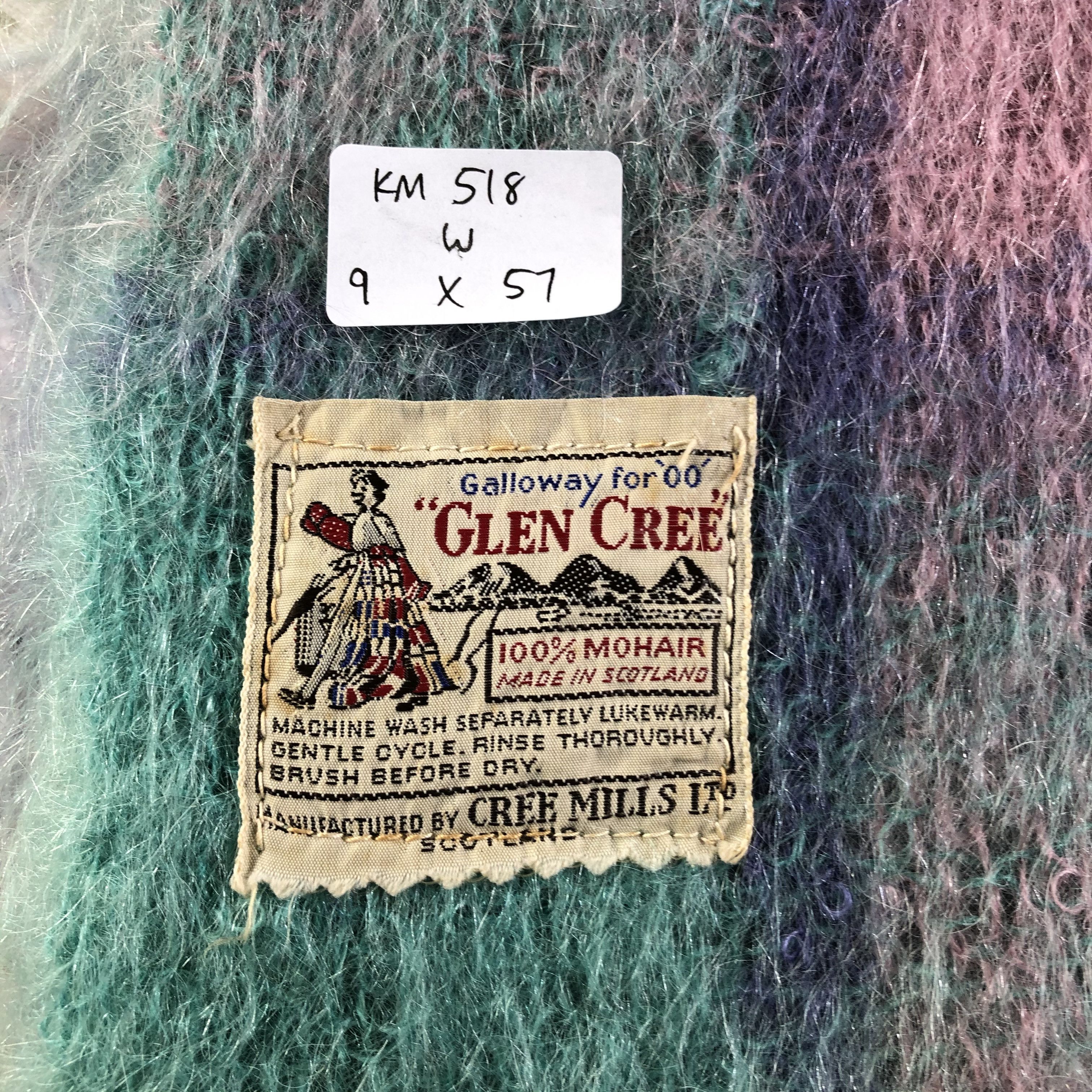 Vintage Mohair Scarf / Muffler / Neckwear - KM518 Size ONE SIZE - 5 Thumbnail