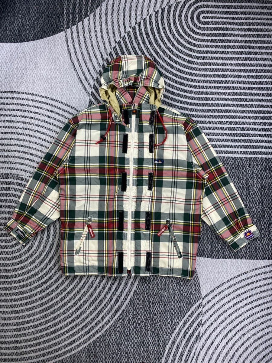 Ellesse Vintage Ellesse Multi Adventure Gear Checked Zipper Jacket Size US XL / EU 56 / 4 - 5 Thumbnail