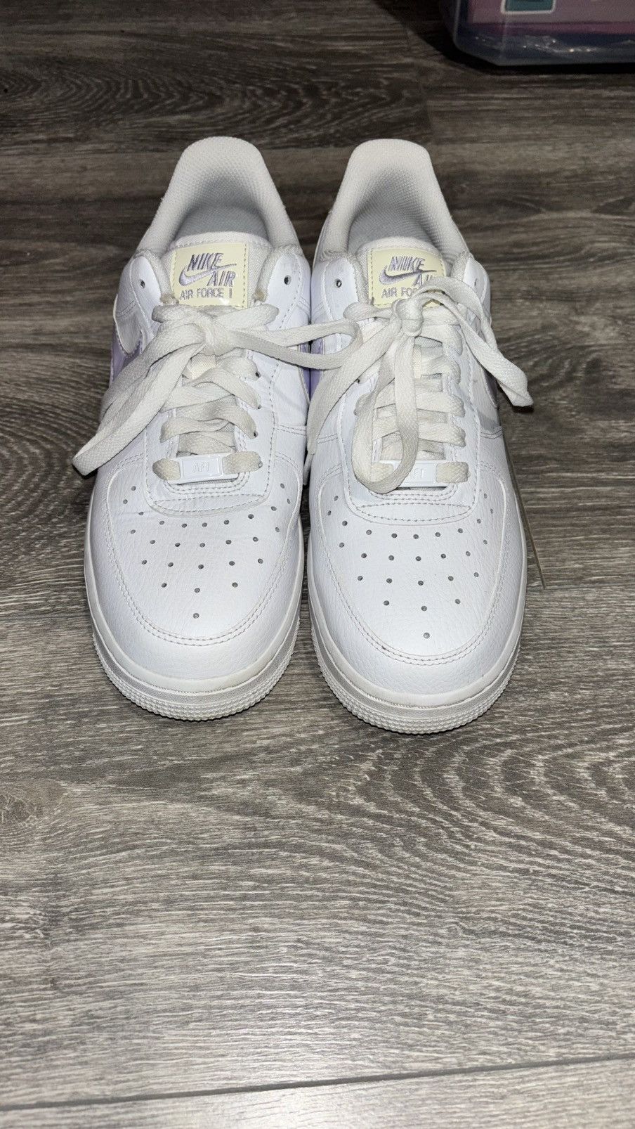 Wmns Air Force 1'07 'Coconut Milk Oxygen Purple'