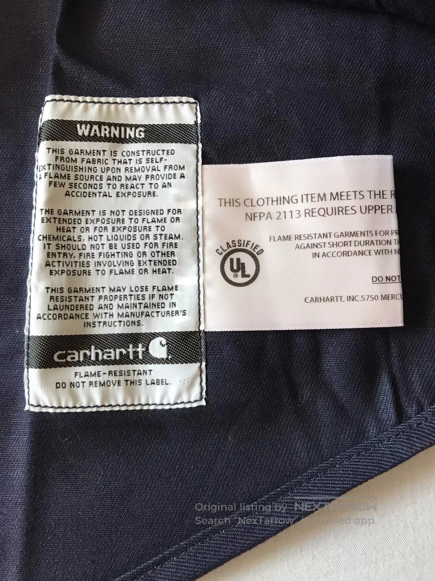 Carhartt Carhartt FRS160 FR Flame Resistant Work Shirt. Size US M / EU 48-50 / 2 - 7 Thumbnail
