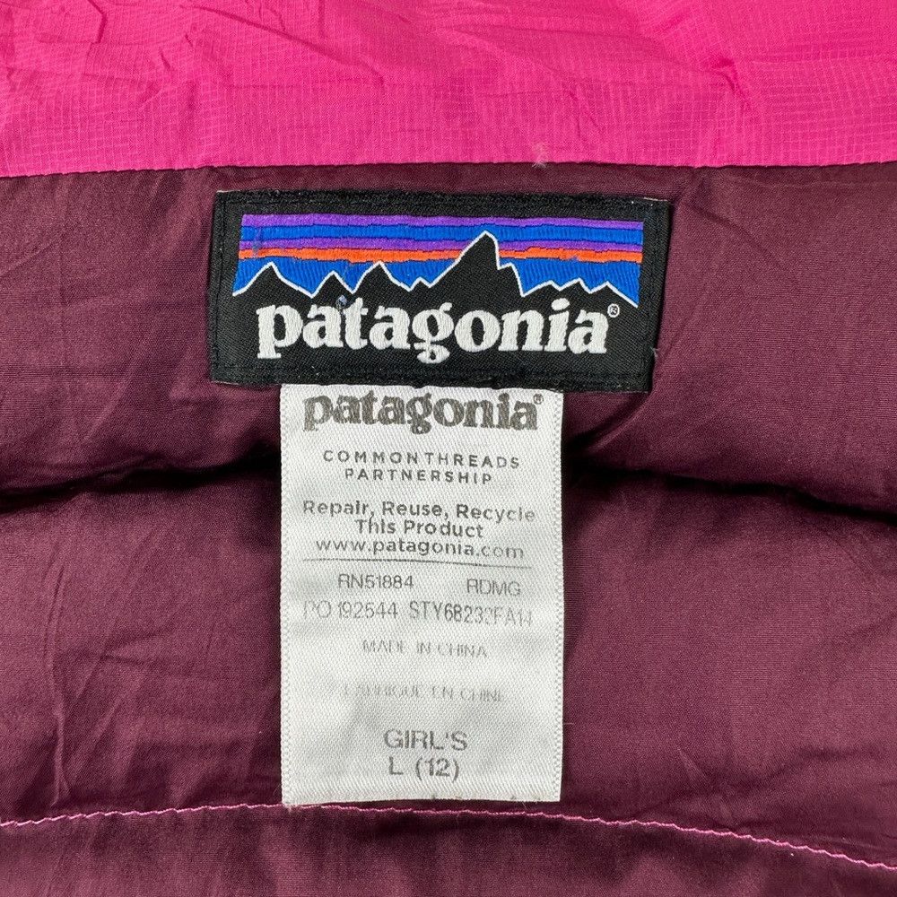 Patagonia Patagonia Girl’s Down Sweater Jacket in Pink Size L Size L / US 10 / IT 46 - 2 Thumbnail
