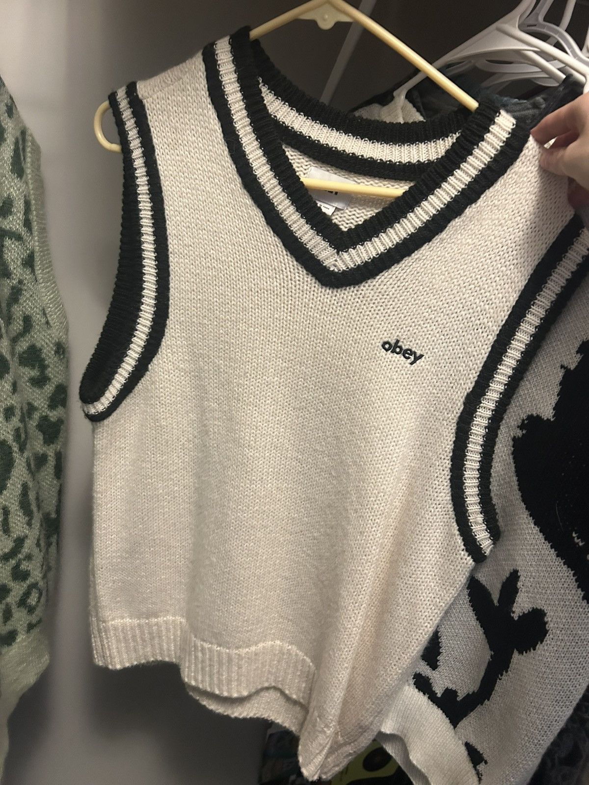 Obey Obey Logo Vest Size US S / EU 44-46 / 1 - 1 Thumbnail