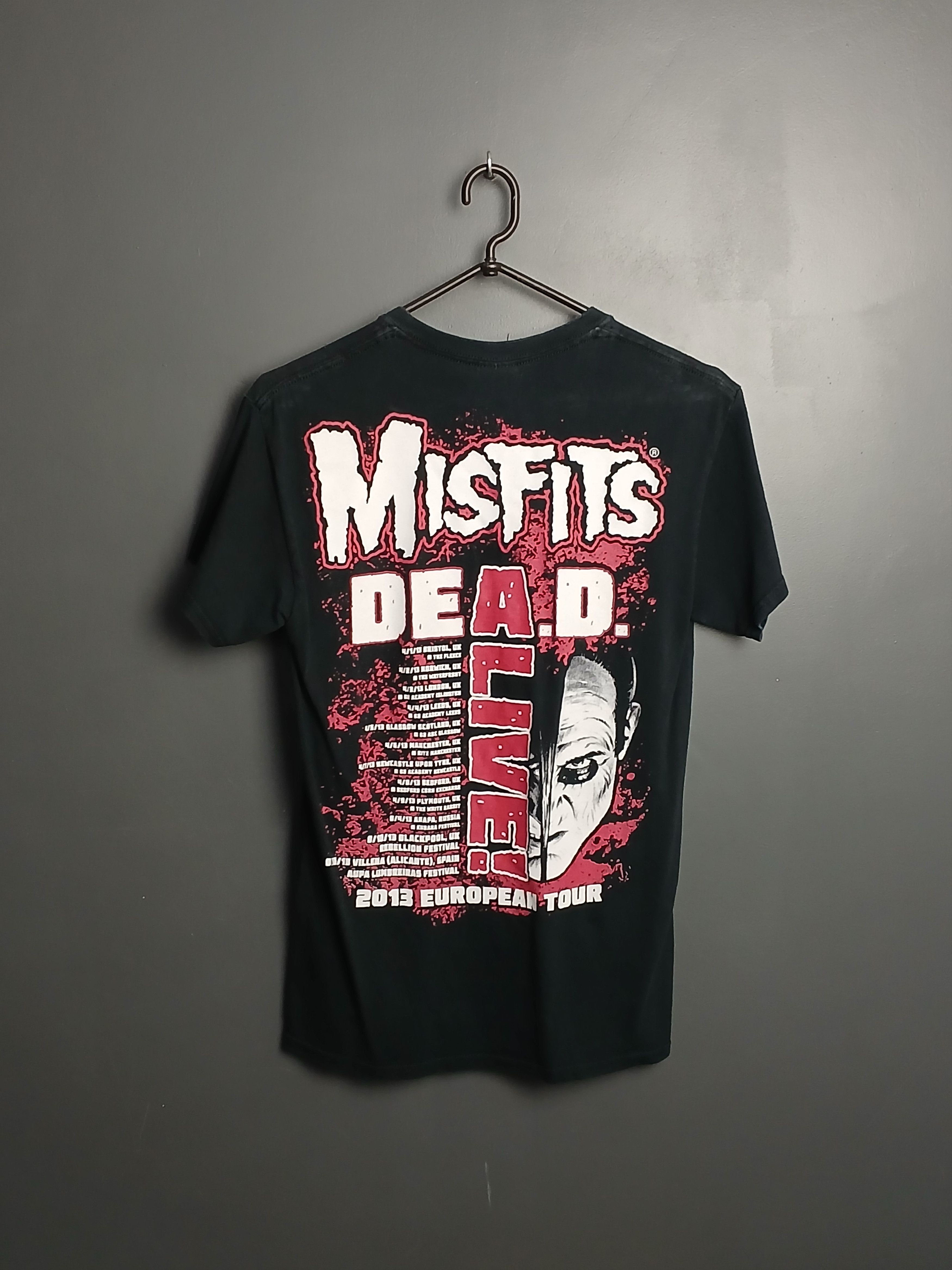 Band Tees × Misfits Misfits Dead Alive European Tour 2013 T-Shirt Size US S / EU 44-46 / 1 - 2 Thumbnail