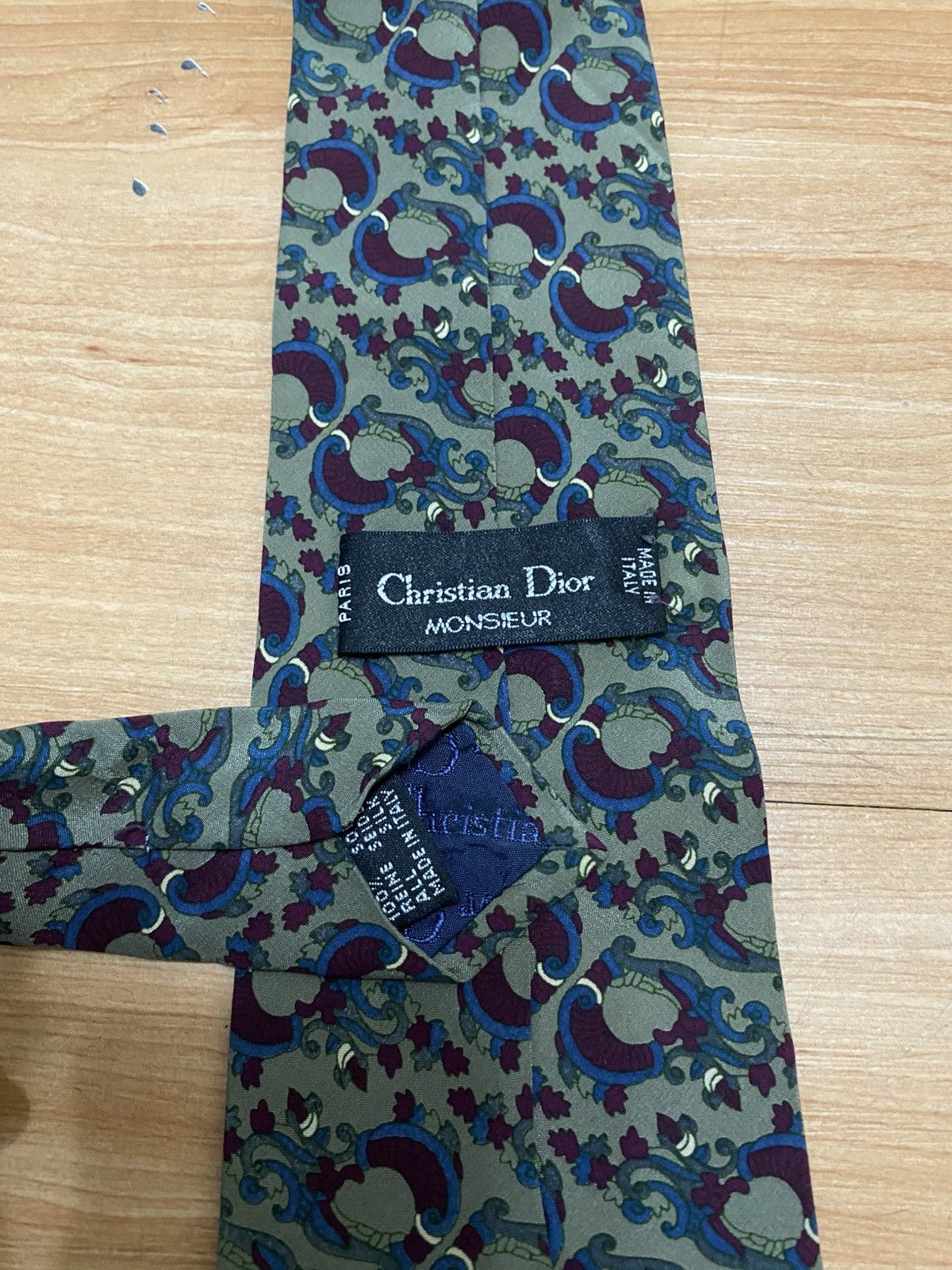 Christian Dior Monsieur Vintage christian dior tie very nice design Size ONE SIZE - 3 Thumbnail