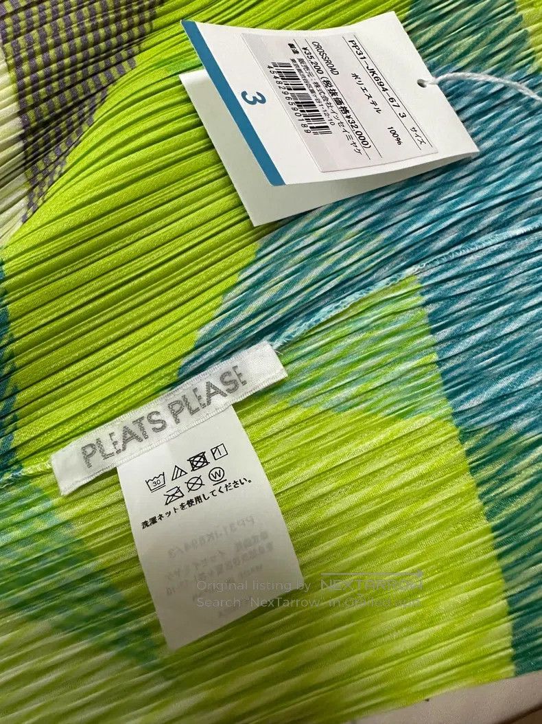 Issey Miyake Issey Miyake Color Block Top Size L / US 10 / IT 46 - 2 Thumbnail