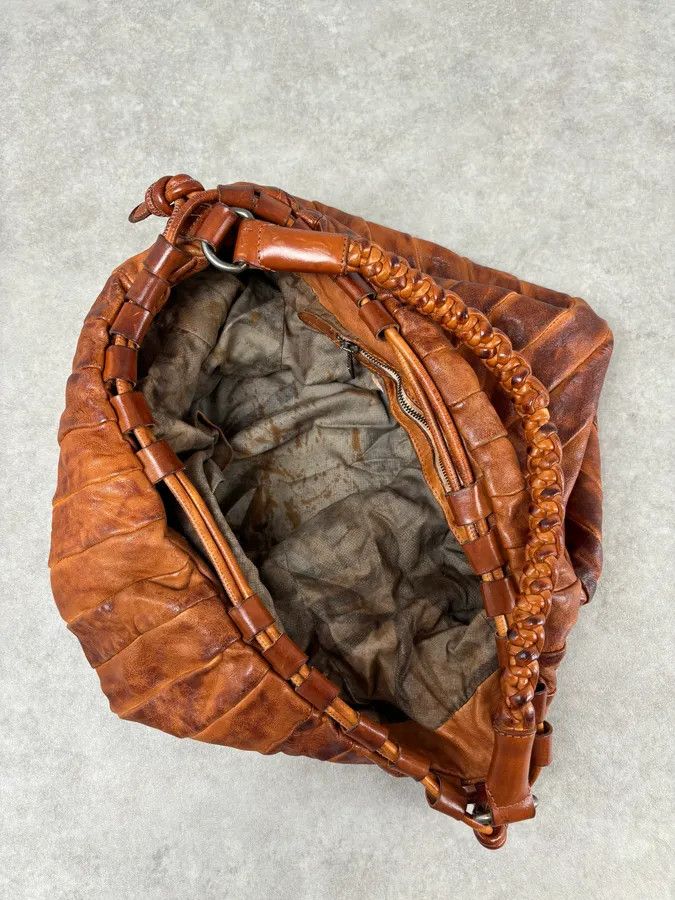 Giorgio Brato Giorgio Brato Brown Eroded Leather Bag Size ONE SIZE - 7 Thumbnail