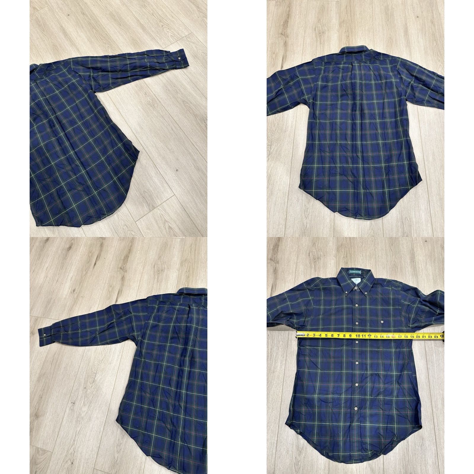 Vintage Gitman Bros For John Mazzo Mens Long Sleeve Tartan Plaid Size S Made In USA NWOT Size US S / EU 44-46 / 1 - 8 Thumbnail