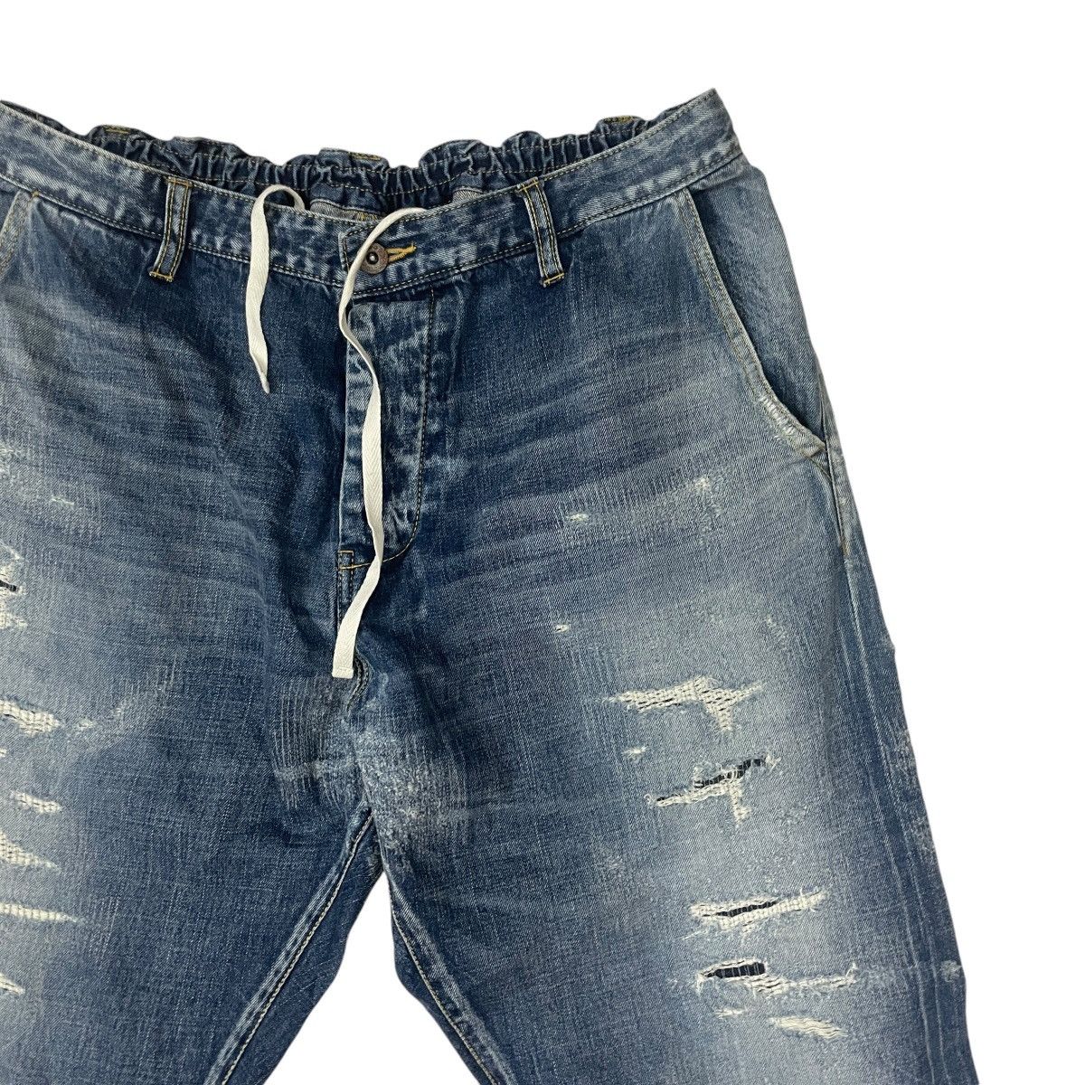 Japanese Brand Vintage Aozora Selvedge Redline Denim Jeans Size US 32 / EU 48 - 2 Thumbnail