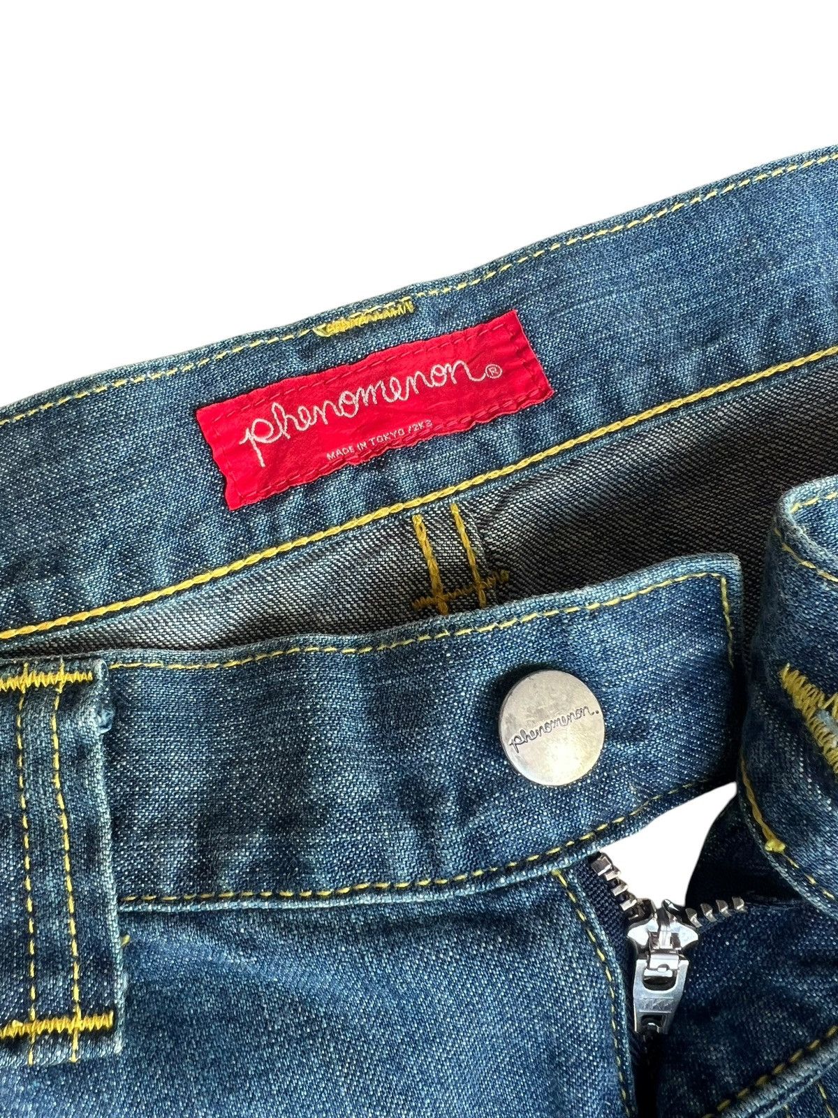 Japanese Brand × PHENOMENON Japan Brand Phenomenon Paisley Design Baggy Loose Jeans Size US 38 / EU 54 - 7 Thumbnail