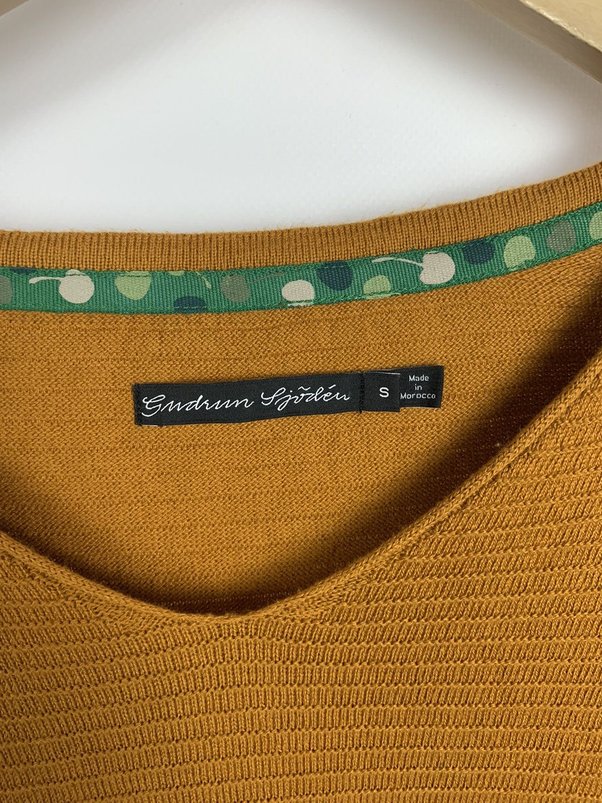 Gudrun Sjoden Gudrun Sjoden Avant Garde V-Neck Knit Sweater Size S Y2K Size S / US 4 / IT 40 - 7 Thumbnail