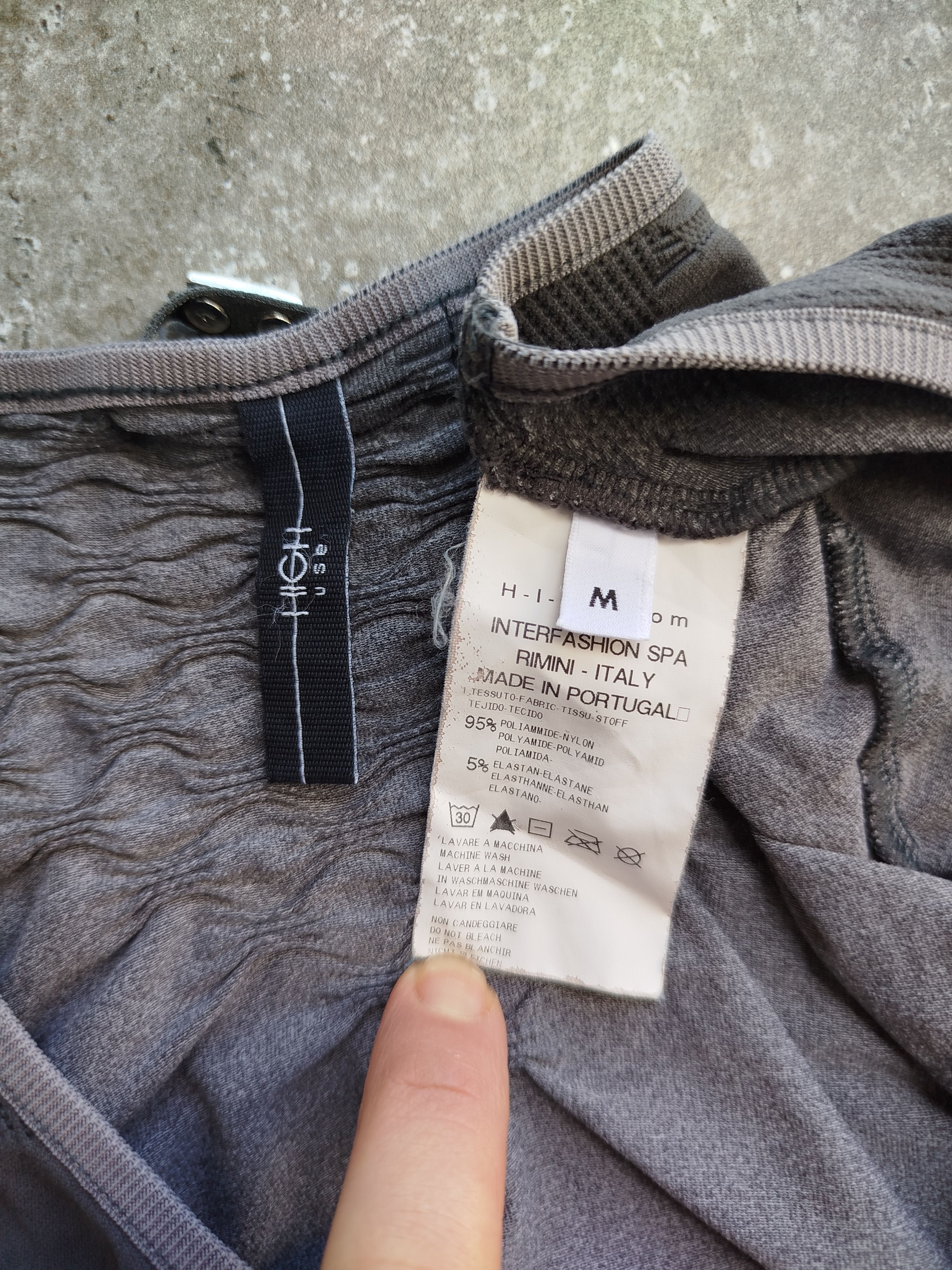 Marithe + Francois Girbaud High Use Claire Campbell Top Stretch Jersey Gray Size M / US 6-8 / IT 42-44 - 15 Thumbnail
