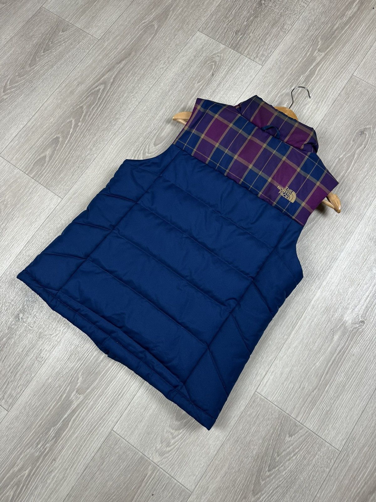 The North Face The North Face Vest Down 550 Plaid Purple Puffer Jacket Size S / US 4 / IT 40 - 7 Thumbnail